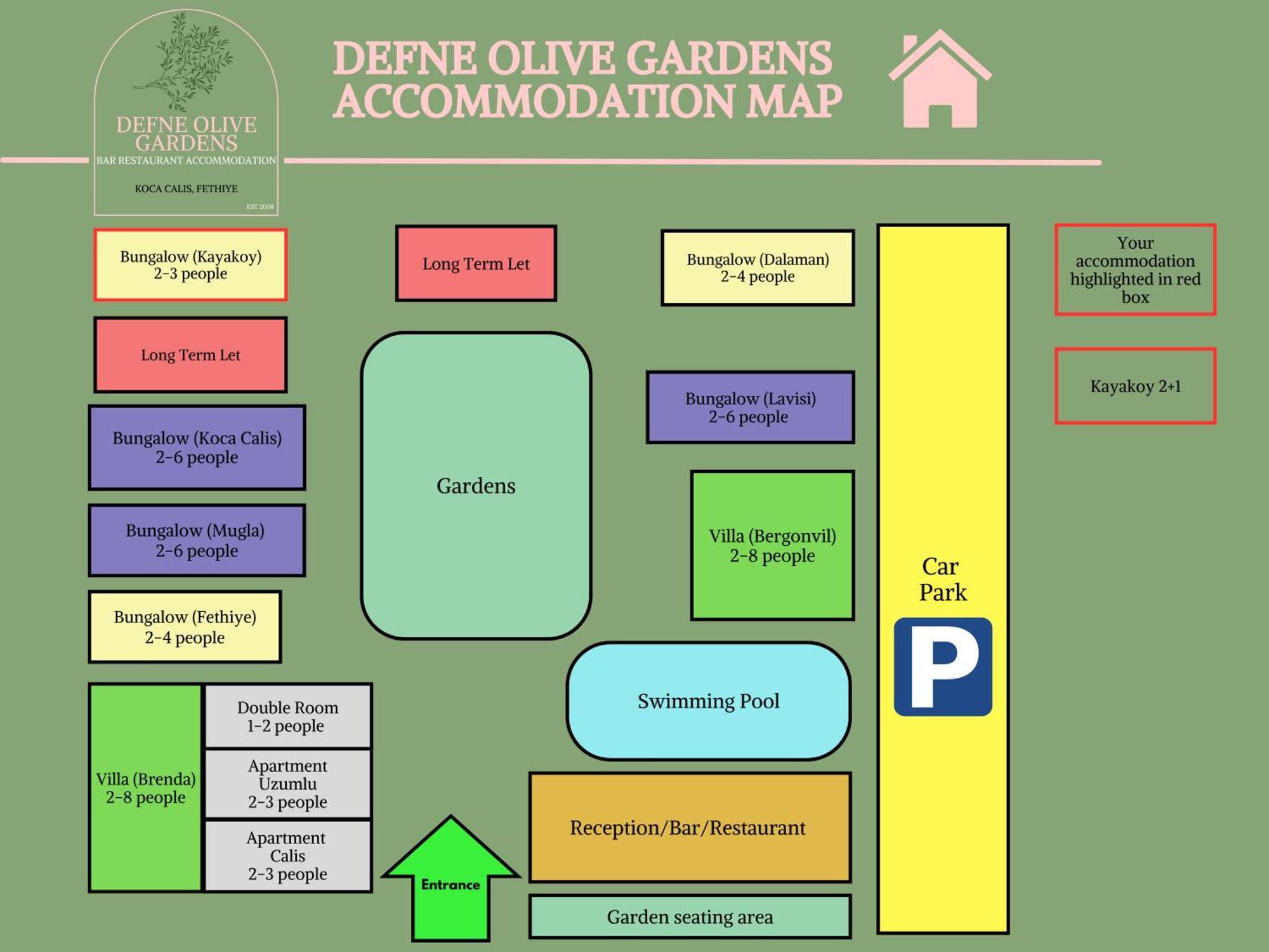 Defne Olive Gardens, Koca Calis, Fethiye - Previously Defne Pansiyon Δωμάτιο φωτογραφία