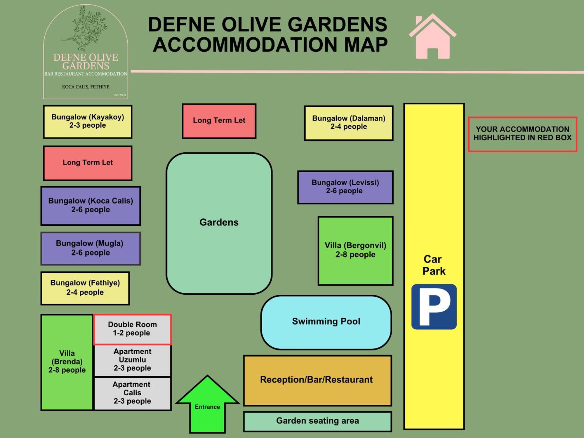 Defne Olive Gardens, Koca Calis, Fethiye - Previously Defne Pansiyon Δωμάτιο φωτογραφία